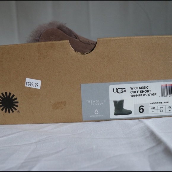 UGG classic cuff Sz 6 - Picture 6 of 6